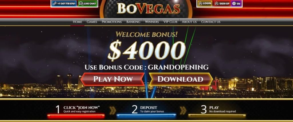 BoVegas Casino Canada